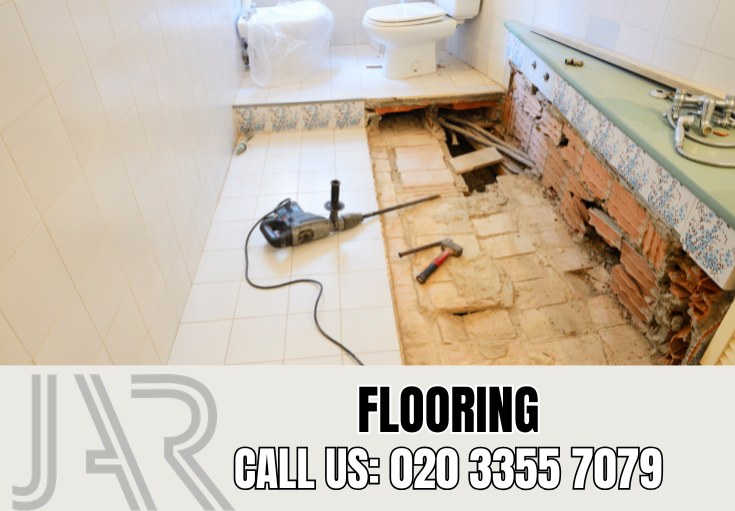Bathroom Flooring Installation by Roehampton Bathroom Fitters